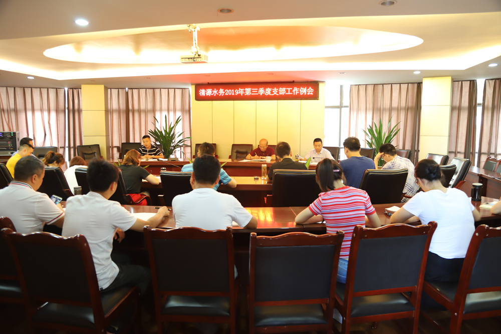 集團公司召開(kāi)2019年第三季度支部工作例會(huì )