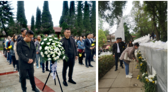 學(xué)黨史憶先烈 臨港支部前往烈士陵園開展祭掃活動(dòng)